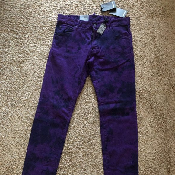 DSQUARED2 Men'sPurple Cool Guy Jeans